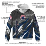 custom washington wizards claw mesh blue gray windbreaker jacket best selling