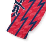 custom washington wizards lightning strike grid blue windbreaker jacket best selling