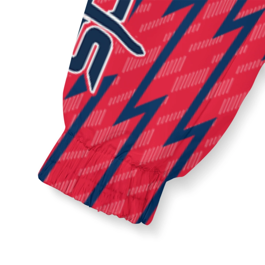 custom washington wizards lightning strike grid blue windbreaker jacket latest model custom washington wizards lightning strike grid blue windbreaker jacket latest model
