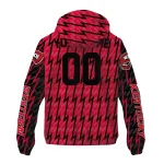 custom western kentucky hilltoppers lightning strike grid red windbreaker jacket best selling