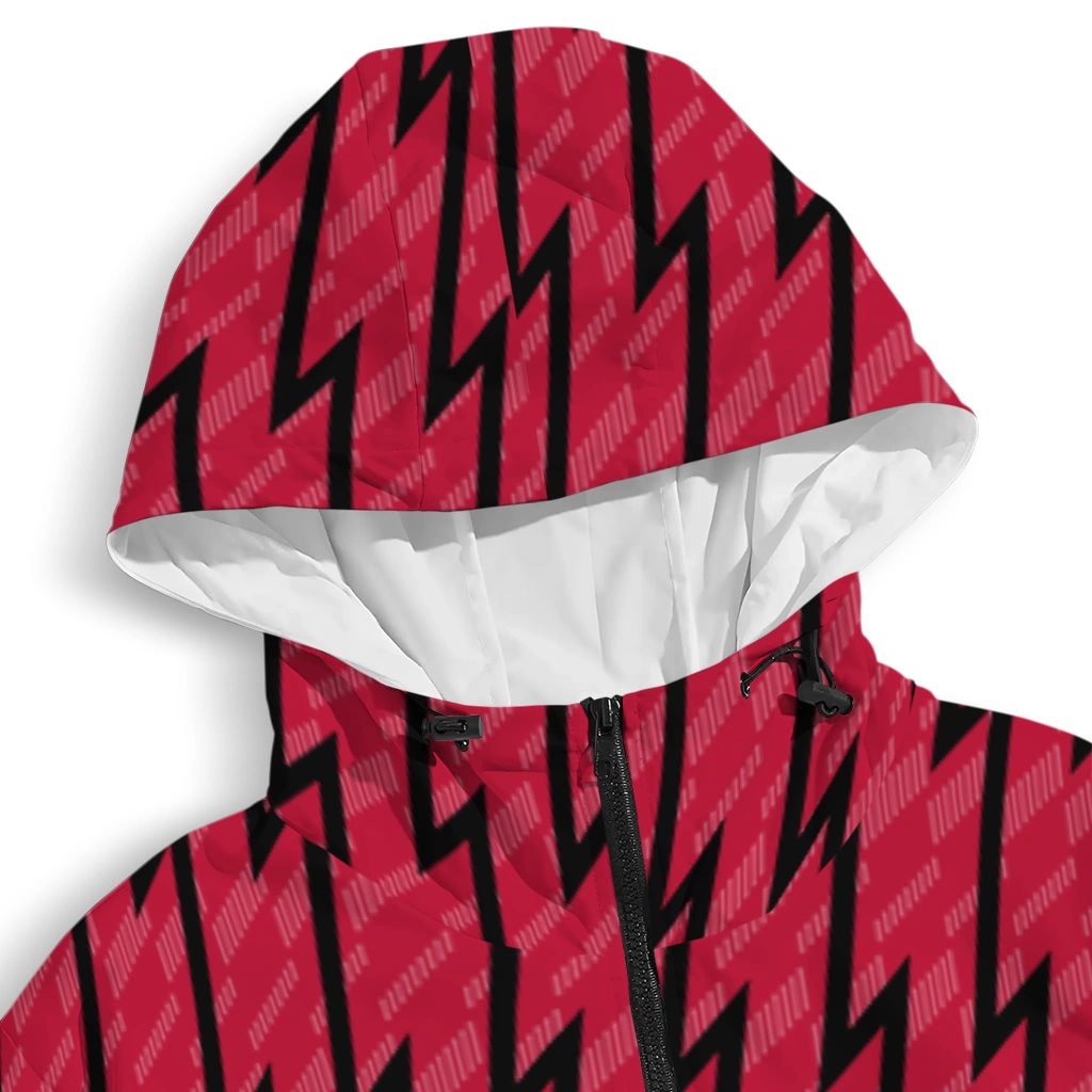 custom western kentucky hilltoppers lightning strike grid red windbreaker jacket premium grade custom western kentucky hilltoppers lightning strike grid red windbreaker jacket premium grade
