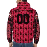 custom western kentucky hilltoppers lightning strike grid red windbreaker jacket best selling