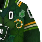 custom western kentucky hilltoppers shamrock vortex green varsity jacket best selling