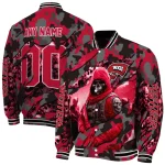 custom western kentucky hilltoppers skull horde red varsity jacket best selling