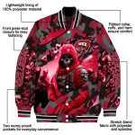 custom western kentucky hilltoppers skull horde red varsity jacket best selling