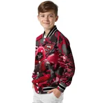 custom western kentucky hilltoppers skull horde red varsity jacket best selling