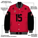 custom western kentucky hilltoppers team patch red varsity jacket best selling