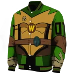 custom western michigan broncos turtle armor varsity jacket best selling