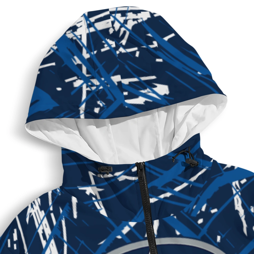 custom winnipeg jets brushstroke pattern blue windbreaker jacket premium grade custom winnipeg jets brushstroke pattern blue windbreaker jacket premium grade