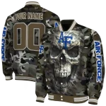 customized air force falcons camouflage skull camouflage varsity jacket best selling