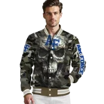 customized air force falcons camouflage skull camouflage varsity jacket best selling