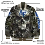 customized air force falcons camouflage skull camouflage varsity jacket best selling