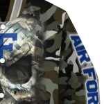 customized air force falcons camouflage skull camouflage varsity jacket best selling