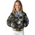 customized air force falcons camouflage skull camouflage varsity jacket best selling