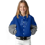 customized air force falcons chevron style blue varsity jacket best selling
