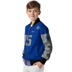 customized air force falcons team patch blue bomber jacket best selling