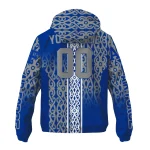 customized air force falcons tribal swirls blue windbreaker jacket best selling