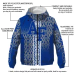customized air force falcons tribal swirls blue windbreaker jacket best selling