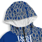 customized air force falcons tribal swirls blue windbreaker jacket best selling
