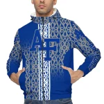 customized air force falcons tribal swirls blue windbreaker jacket best selling