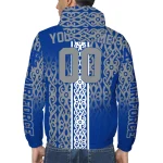 customized air force falcons tribal swirls blue windbreaker jacket best selling