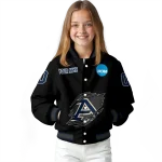 customized akron zips claw shred black varsity jacket best selling