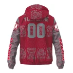 customized alabama crimson tide cat eyes crimson windbreaker jacket best selling