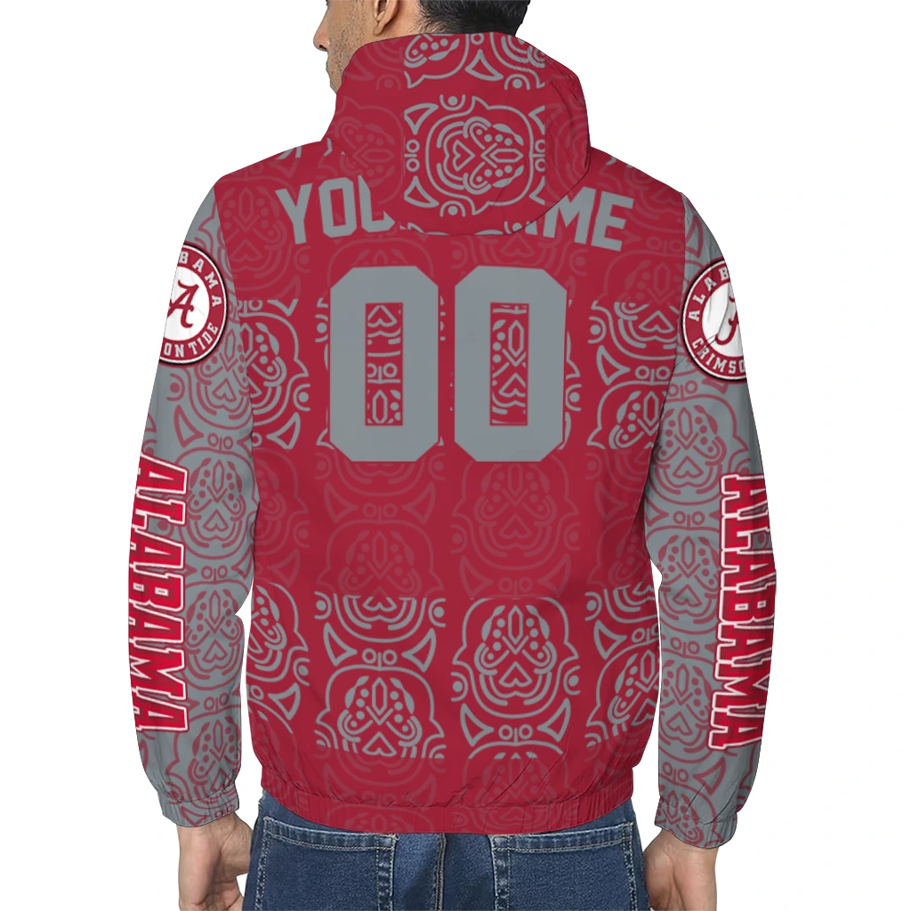 customized alabama crimson tide cat eyes crimson windbreaker jacket trendy customized alabama crimson tide cat eyes crimson windbreaker jacket trendy