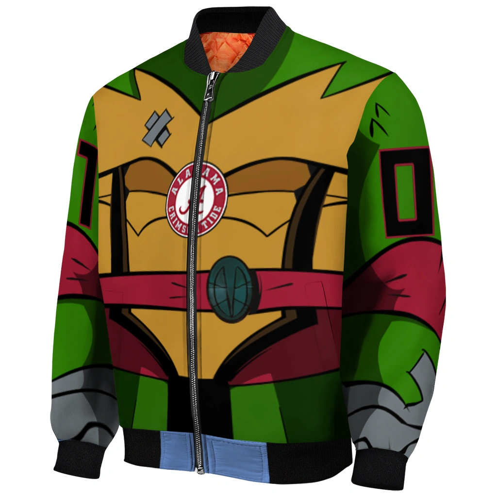 customized alabama crimson tide turtle armor bomber jacket fashion forward customized alabama crimson tide turtle armor bomber jacket fashion forward
