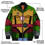 customized alabama crimson tide turtle armor bomber jacket best selling