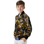customized anaheim ducks skull horde gold bomber jacket best selling