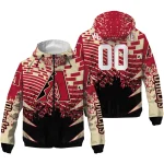 customized arizona diamondbacks brick motion red black windbreaker jacket best selling