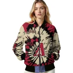 customized arizona diamondbacks burst splatter red bomber jacket best selling