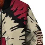 customized arizona diamondbacks burst splatter red bomber jacket best selling
