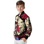 customized arizona diamondbacks burst splatter red bomber jacket best selling