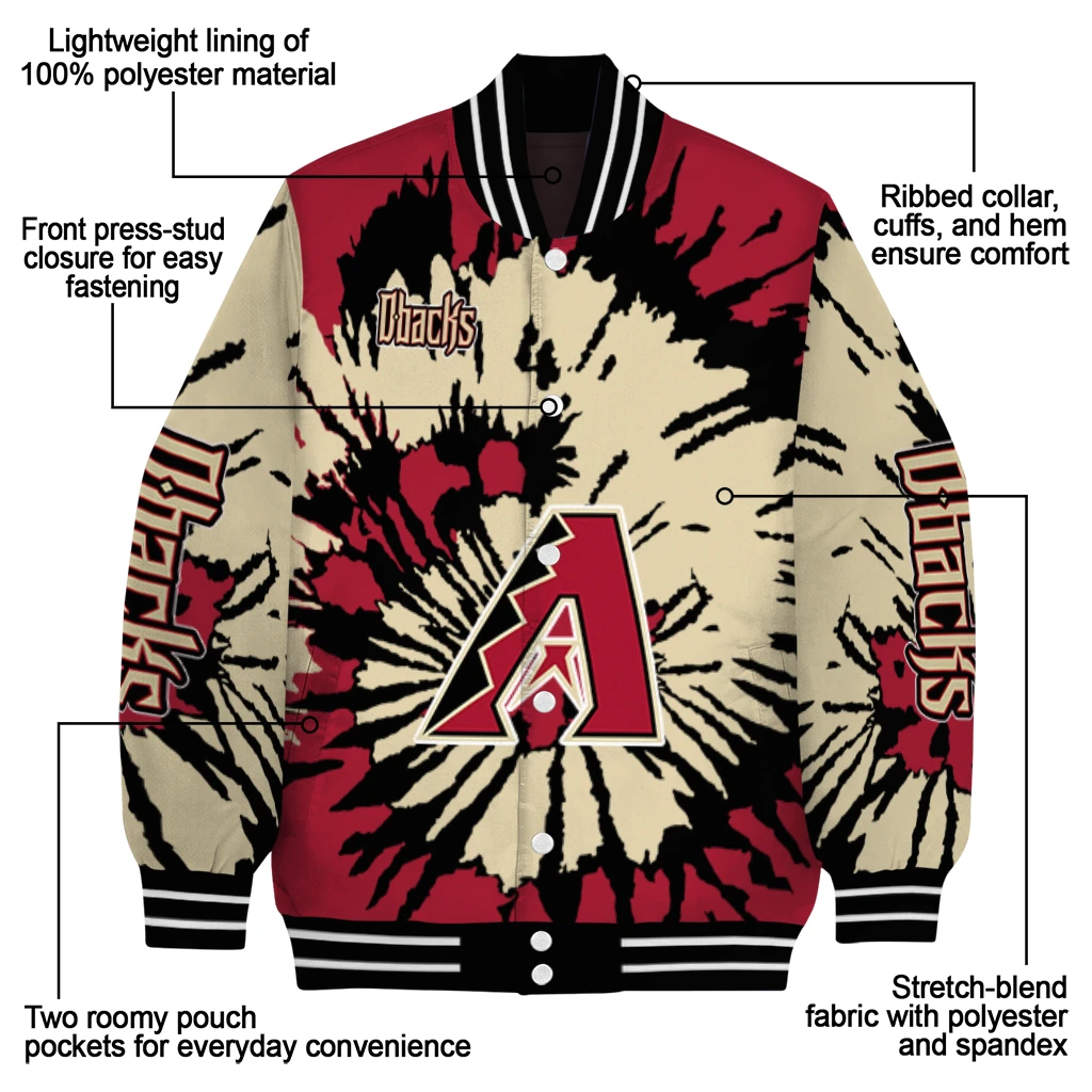 customized arizona diamondbacks burst splatter red varsity jacket new arrival customized arizona diamondbacks burst splatter red varsity jacket new arrival