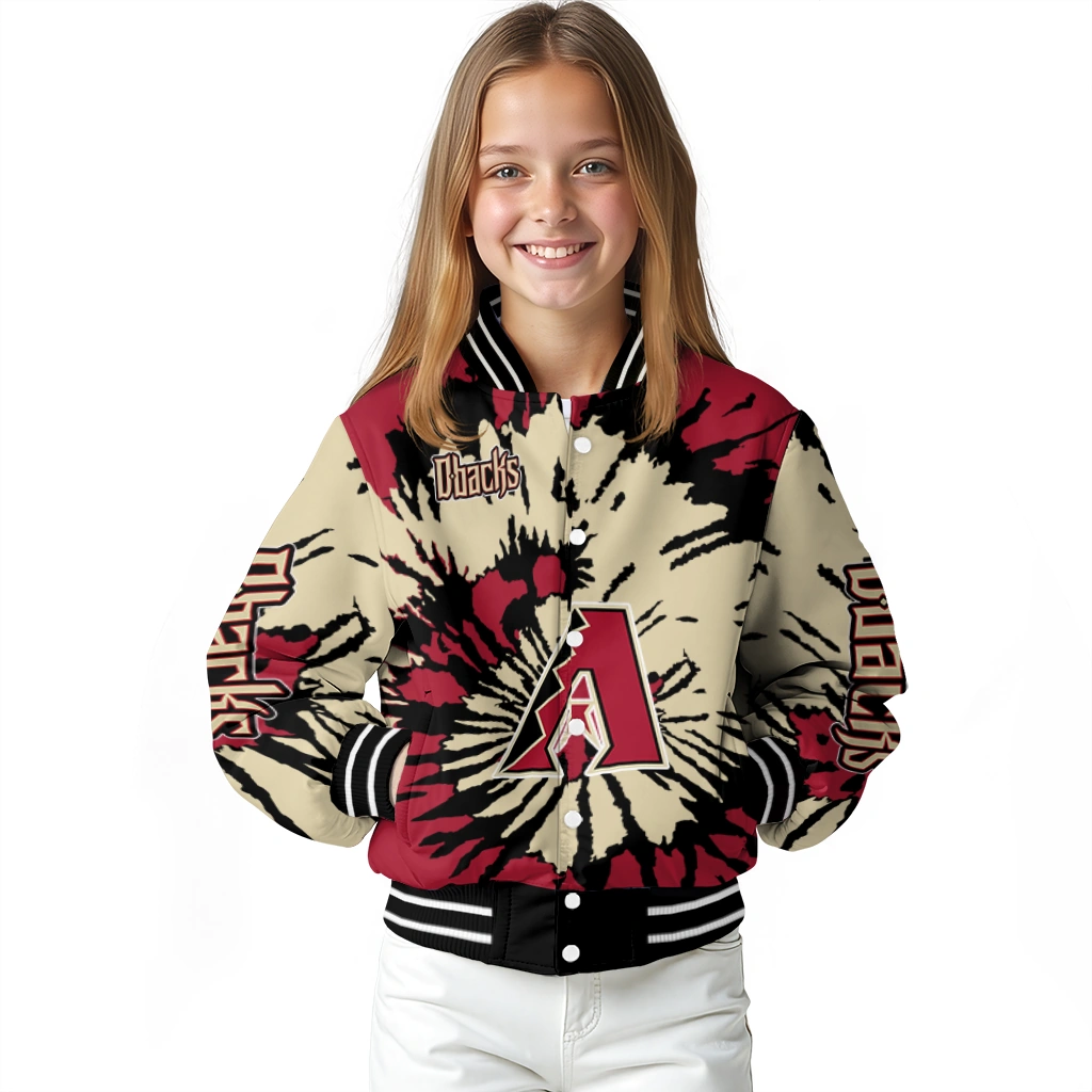 customized arizona diamondbacks burst splatter red varsity jacket top rated customized arizona diamondbacks burst splatter red varsity jacket top rated