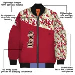 customized arizona diamondbacks camouflage print red bomber jacket best selling