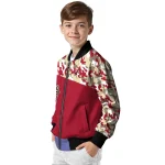 customized arizona diamondbacks camouflage print red bomber jacket best selling