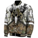 customized arizona diamondbacks deer skull camouflage white varsity jacket best selling