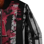 customized arizona diamondbacks star stripes red black bomber jacket best selling