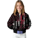 customized arizona diamondbacks star stripes red black bomber jacket best selling