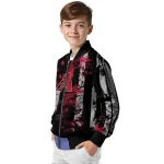 customized arizona diamondbacks star stripes red black bomber jacket best selling