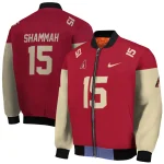 customized arizona diamondbacks team patch red bomber jacket best selling
