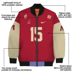 customized arizona diamondbacks team patch red bomber jacket best selling