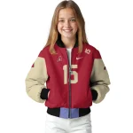 customized arizona diamondbacks team patch red bomber jacket best selling