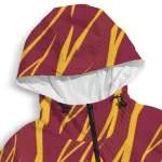 customized arizona state sun devils abstract streaks maroon windbreaker jacket best selling