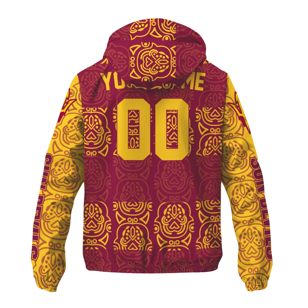 customized arizona state sun devils cat eyes maroon windbreaker jacket fashion forward customized arizona state sun devils cat eyes maroon windbreaker jacket fashion forward