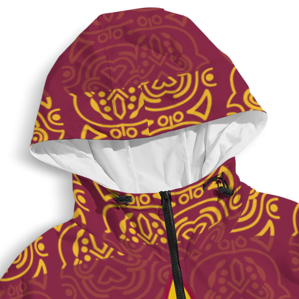 customized arizona state sun devils cat eyes maroon windbreaker jacket premium grade customized arizona state sun devils cat eyes maroon windbreaker jacket premium grade