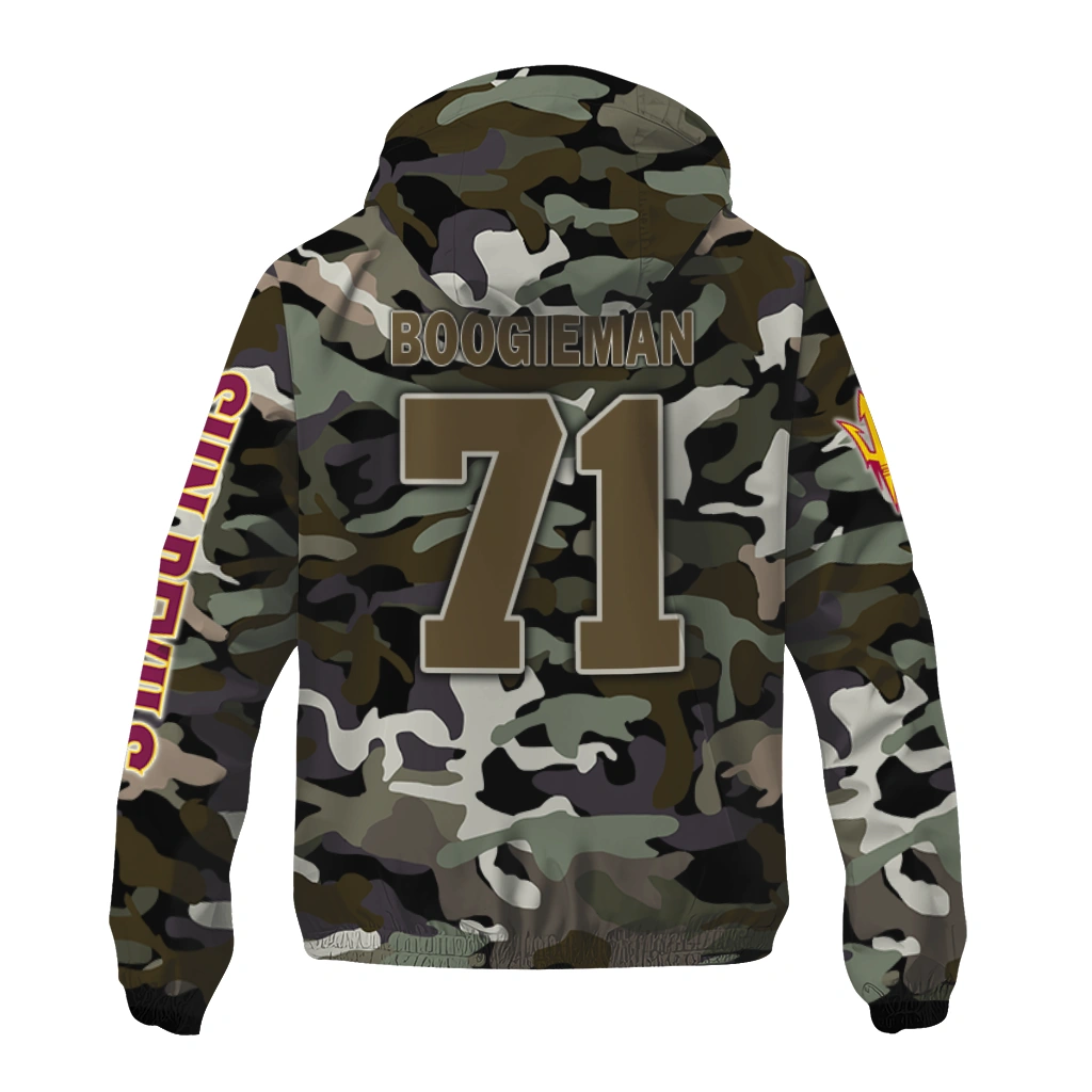 customized arizona state sun devils skull camo camouflage windbreaker jacket fashion forward customized arizona state sun devils skull camo camouflage windbreaker jacket fashion forward